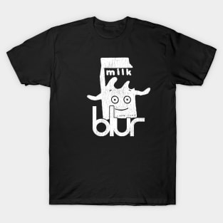 Blur milky box T-Shirt